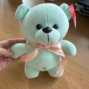 Plush Blue Teddy Bear